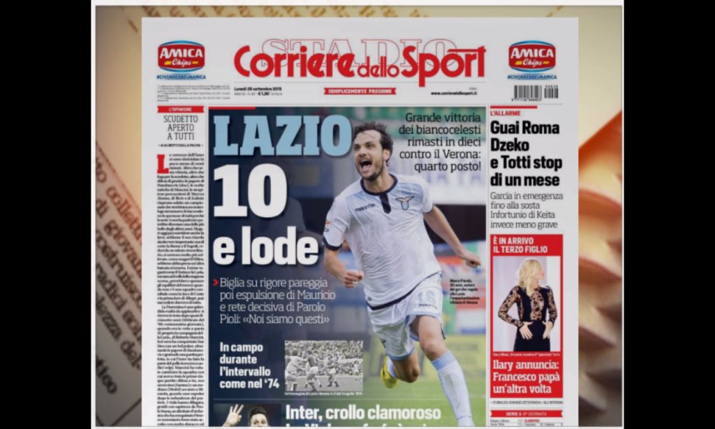 rassegna stampa lazio