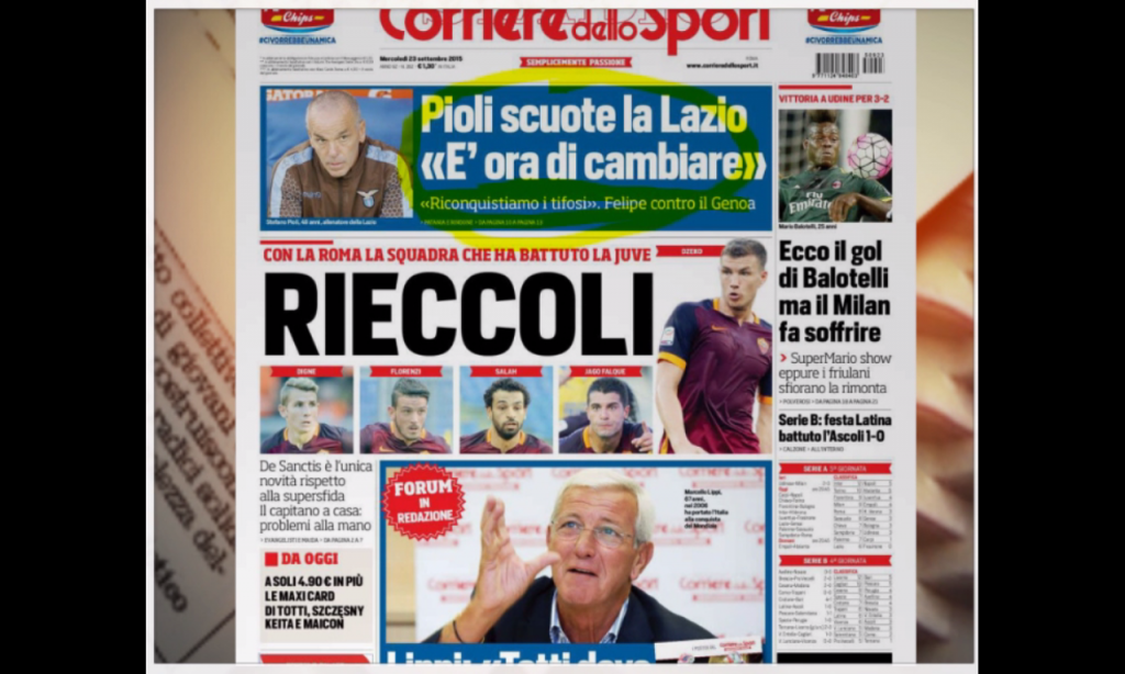 rassegna stampa lazio video