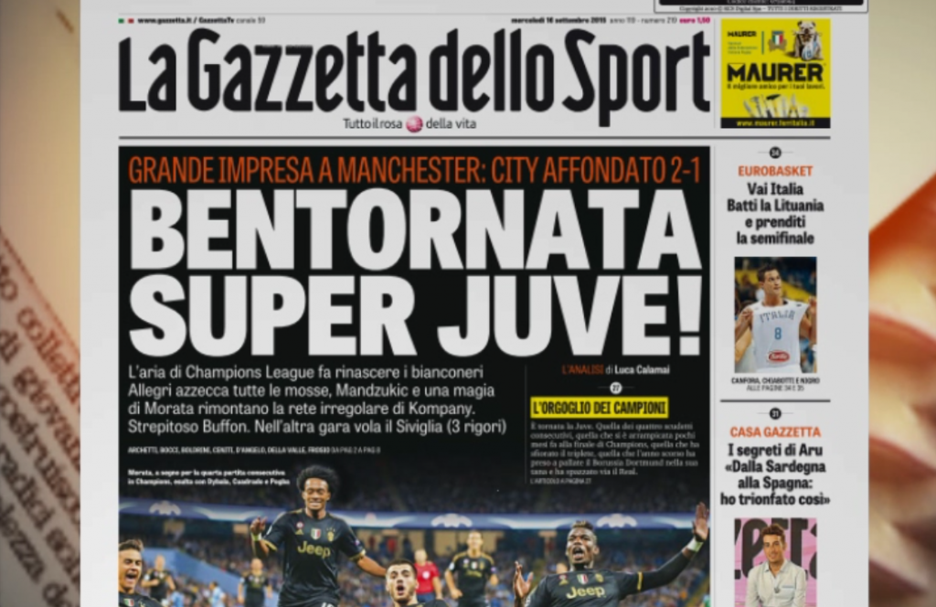 Rassegna stampa, 16-09-2015