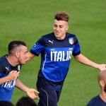 <> at Coverciano on October 5, 2015 in Florence, Italy.