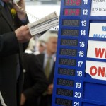 The melbourne cup. TAB versus the Bookies, The book maker stands, a book maker o