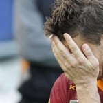Totti in lacrime
