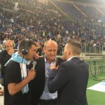 Delio Rossi sotto la Curva Nord