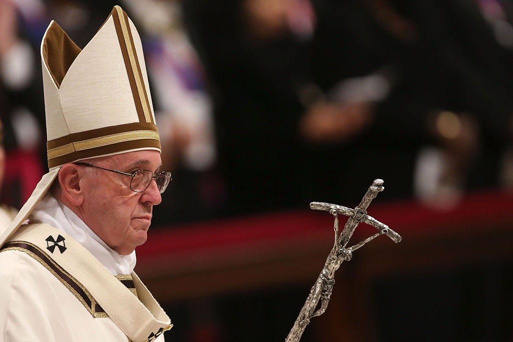 Pope Francis Attends the Christmas Night Mass