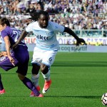 Jordan Lukaku in azione durante Fiorentina-Lazio