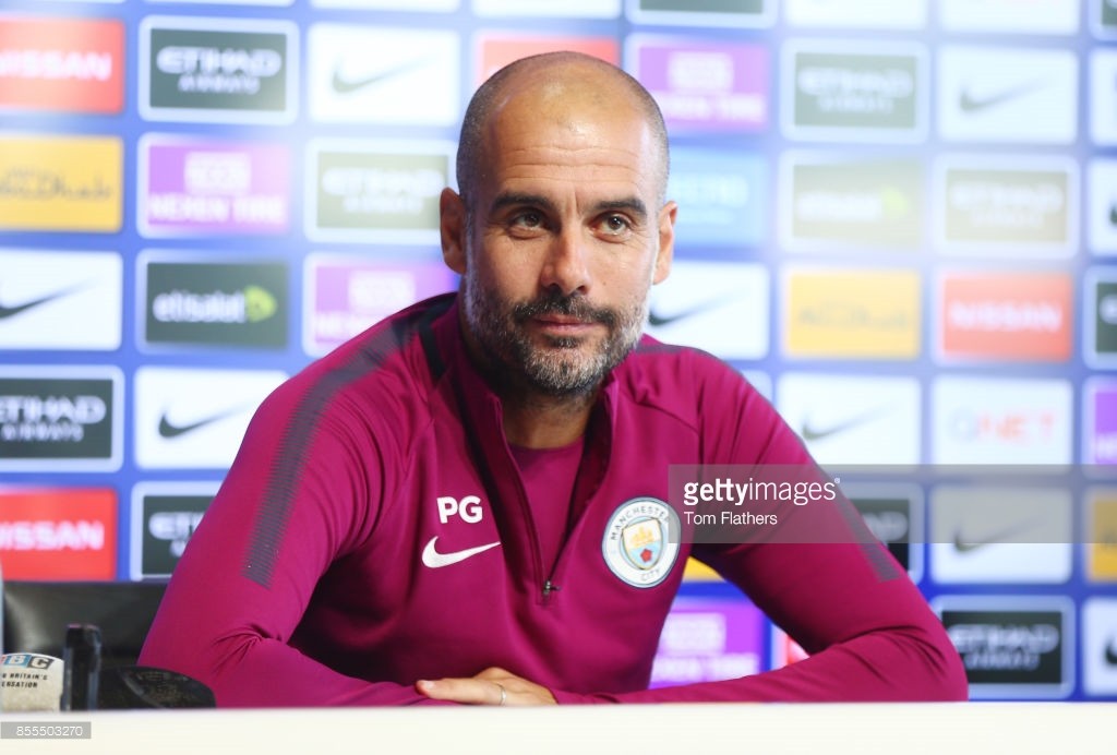 Pep Guardiola, allenatore del Manchester City.