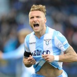 Lazio, l'esultanza di Ciro Immobile