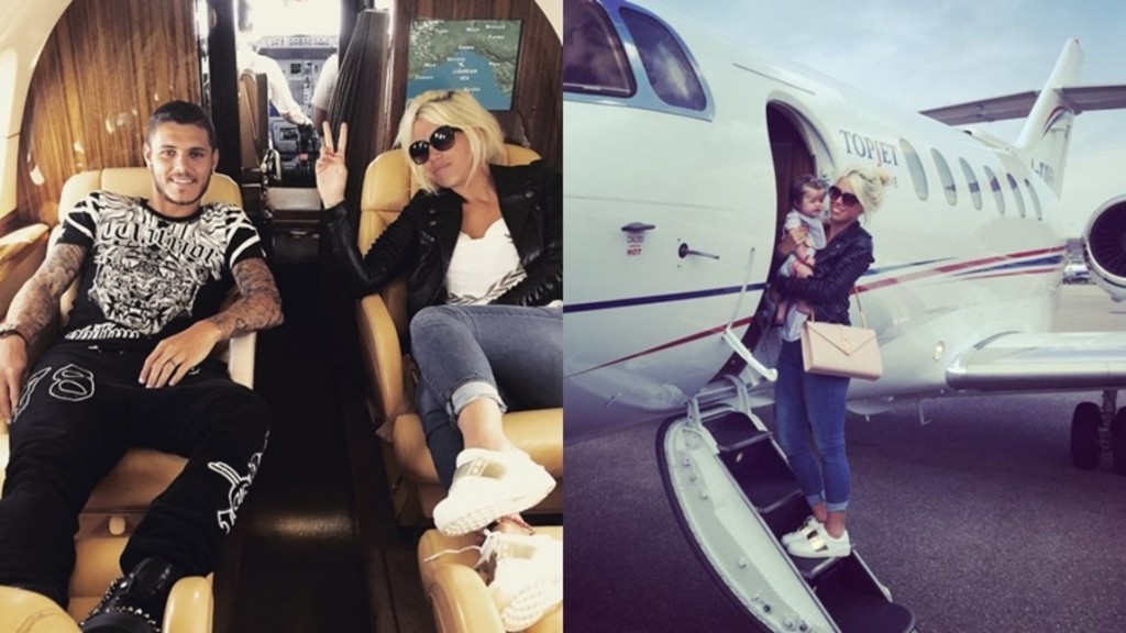 Notizie Inter, Icardi... che aereo!