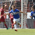 Notizie Lazio, l'esultanza di Dennis Praet dopo un gol
