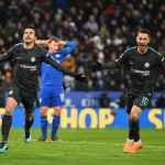 Notizie Lazio, Pedro esulta dopo un gol segnato in FA Cup.