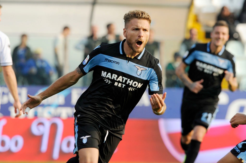 Ciro Immobile, centravanti della Lazio.