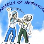 Immagine che circola sui social nella quale i Marsigliesi provocano i laziali.