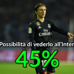 Calciomercato Inter, il borsino di Modric