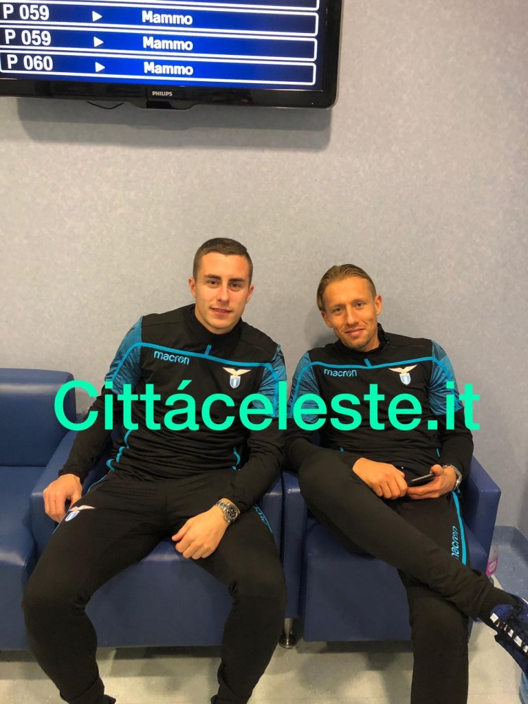 Marusic e Leiva in clinica per controlli strumentali