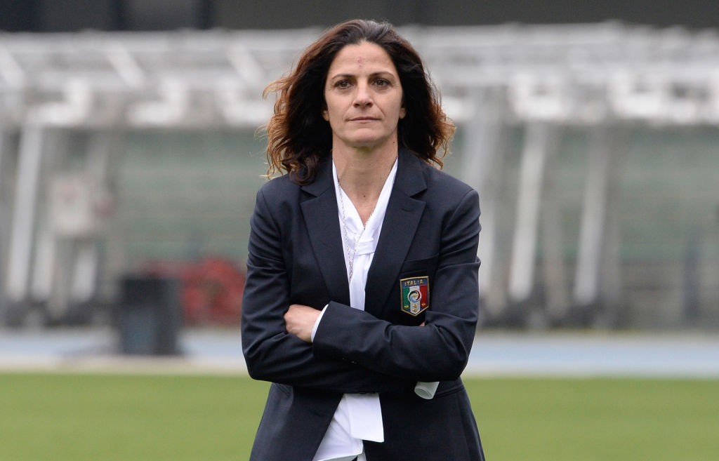 Patrizia Panico, ex calciatrice della Lazio, nonché assistente tecnico della nazionale italiana Under 16 maschile