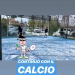 Questa l'Instagram Story del difensore biancoceleste Francesco Acerbi