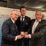 Premio Bigiarelli, presenti Lotito, Radu e Buccioni.