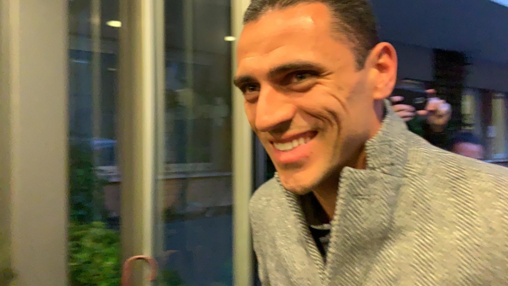 Un primo piano del nuovo acquisto Romulo.