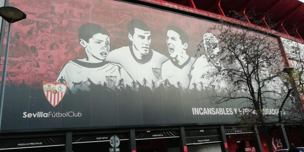 Un altro scatto dello stadio di Siviglia.