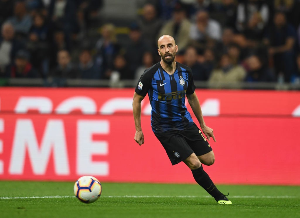 Borja Valero in azione contro la Lazio