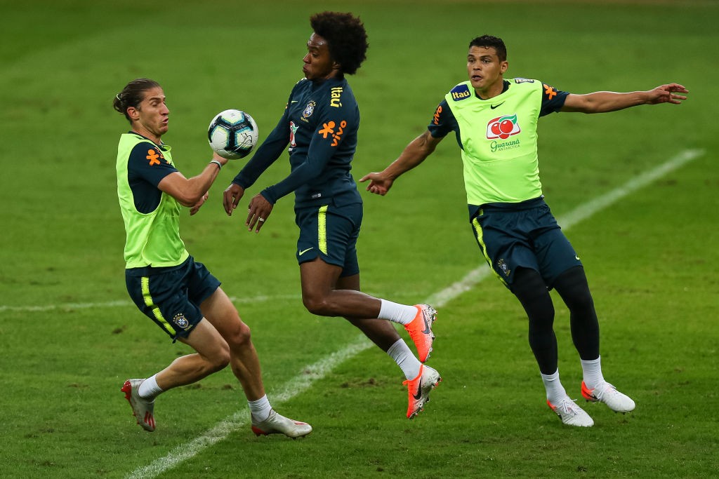 Brazil Press Conference &amp; Training Session - Porto Alegre