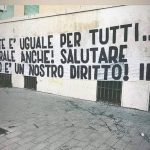 Questo lo striscione degli Irriducibili su Diabolik.
