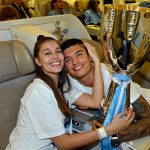 Correa: con Desiré durante la Supercoppa