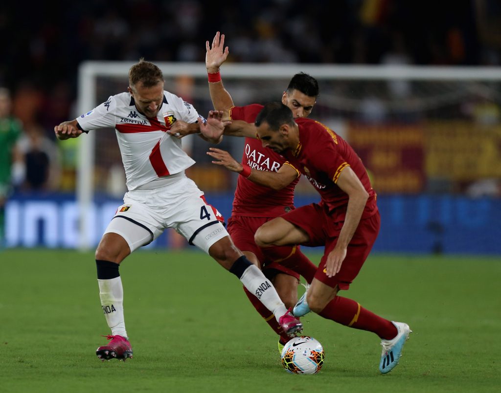 Zappacosta durante Roma Genoa