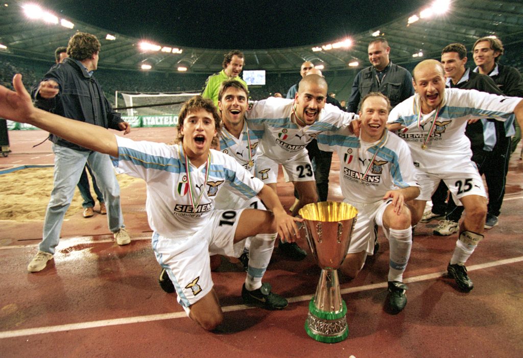 Notizie Lazio - La società celebra la vittoria della Supercoppa 2000