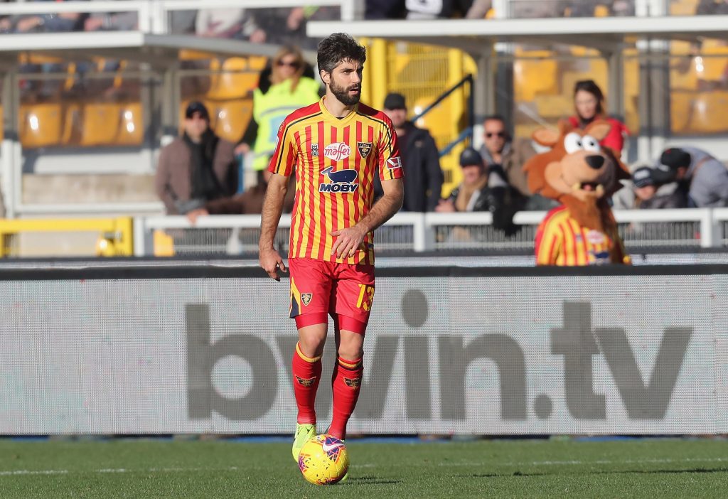 Notizie Lazio - Lecce, Rossettini con febbre alta