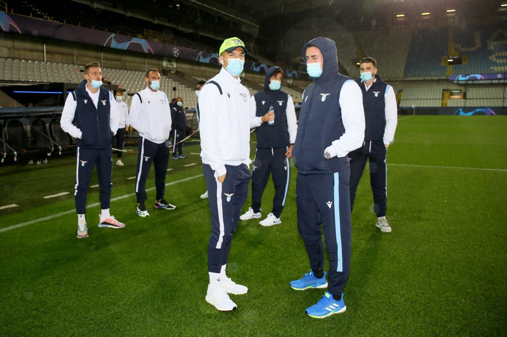 SS Lazio - Press Conference And Walk Around