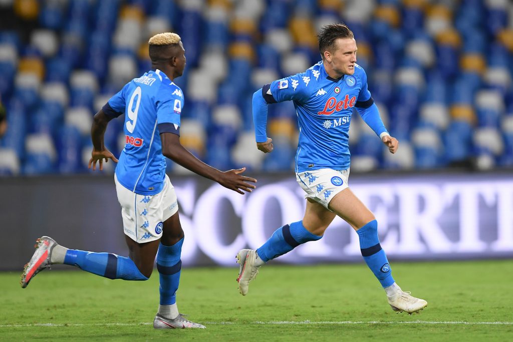 Notizie Lazio - Napoli, Zielinski positivo