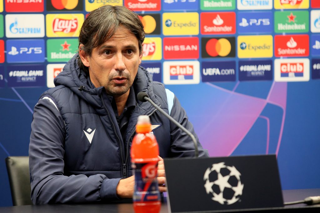 Simone Inzaghi nel post Lazio - Bayern