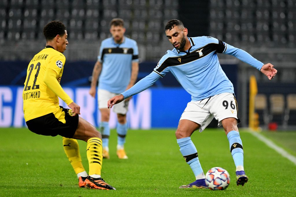 Mohamed Fares in Champions contro il Borussia Dortmund