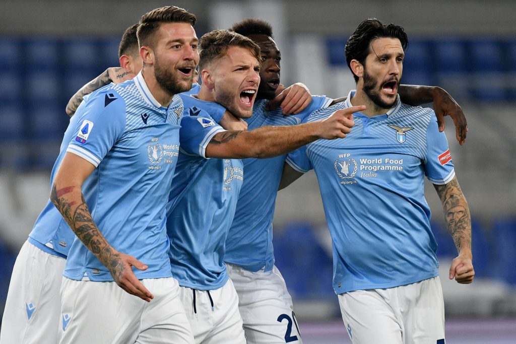 Lazio-Napoli esultanza
