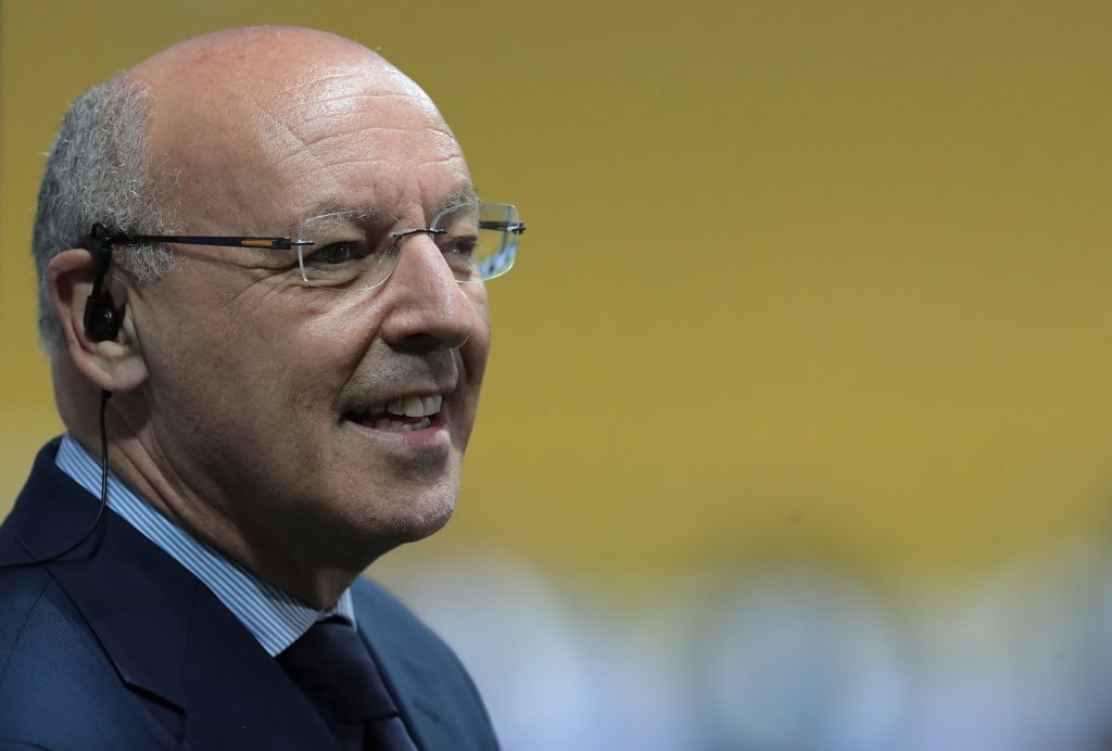 Beppe Marotta, AD dell'Inter sempre al lavoro sul calciomercato