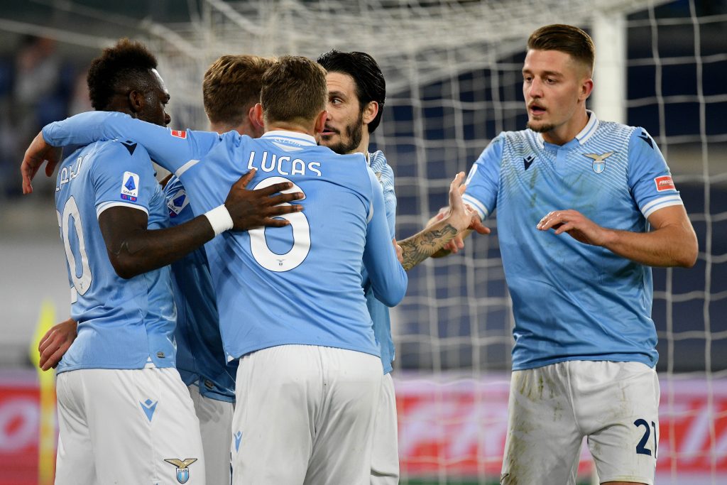 Lazio-Roma esultanza