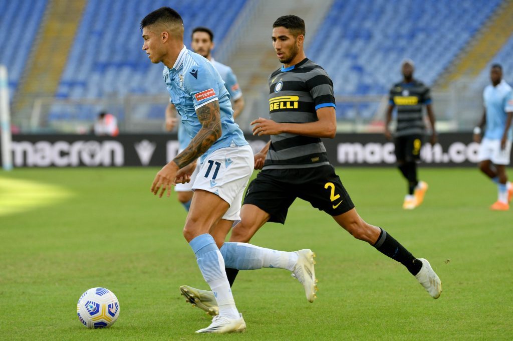 Lazio, sfida ai nerazzurri di Milano