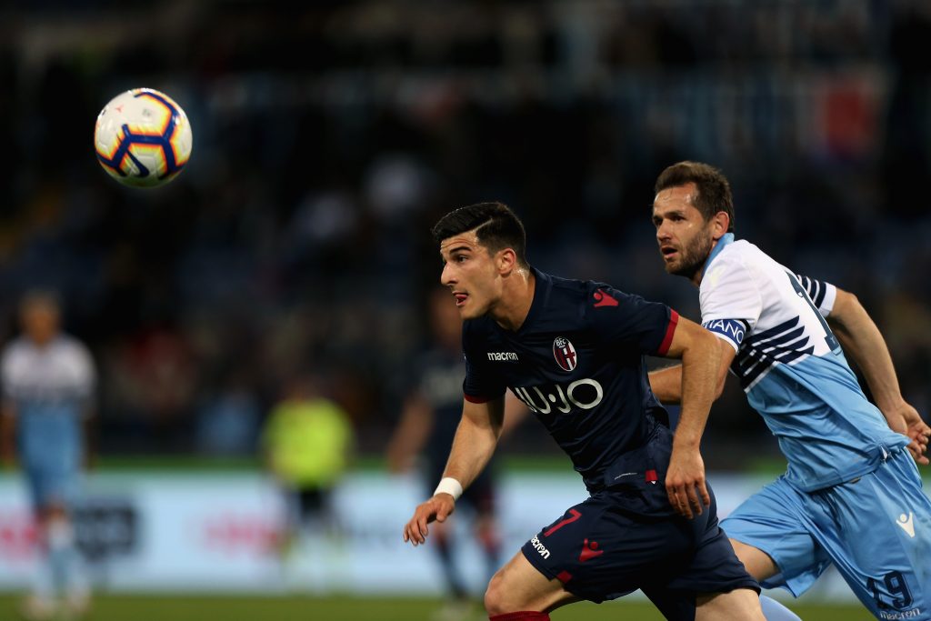 Lulic nel post partita di Bologna - Lazio