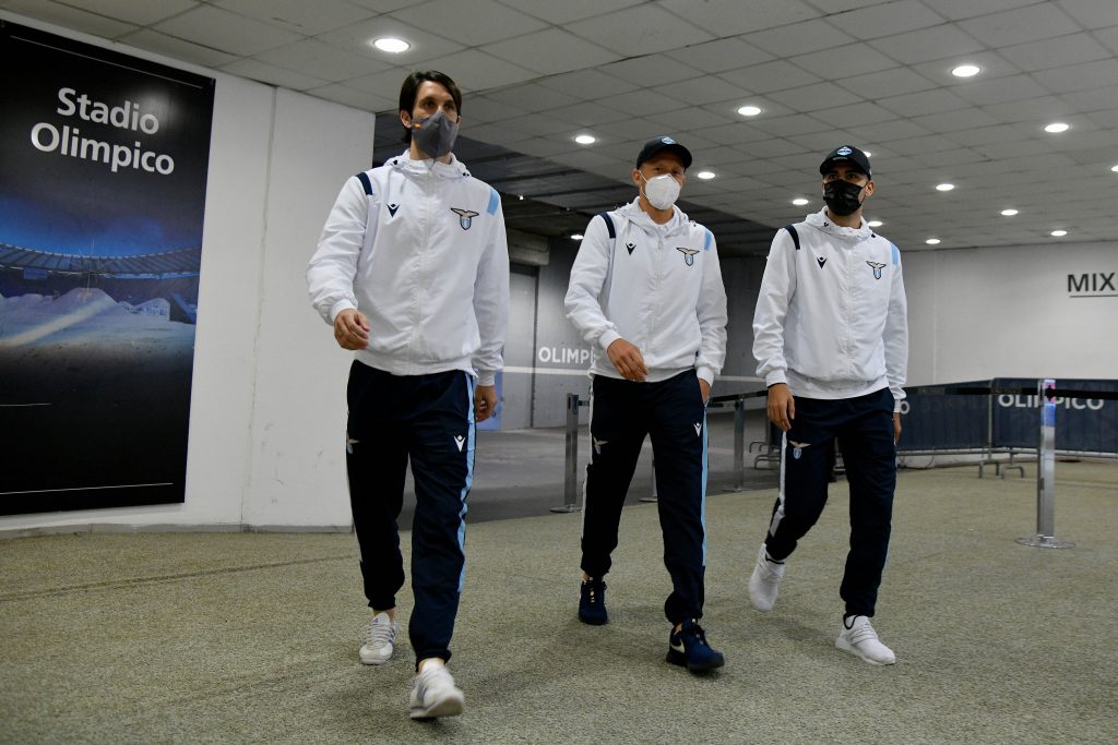 La Lazio si presenta regolarmente allo stadio Olimpico