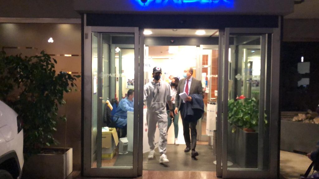 Luis Alberto in clinica