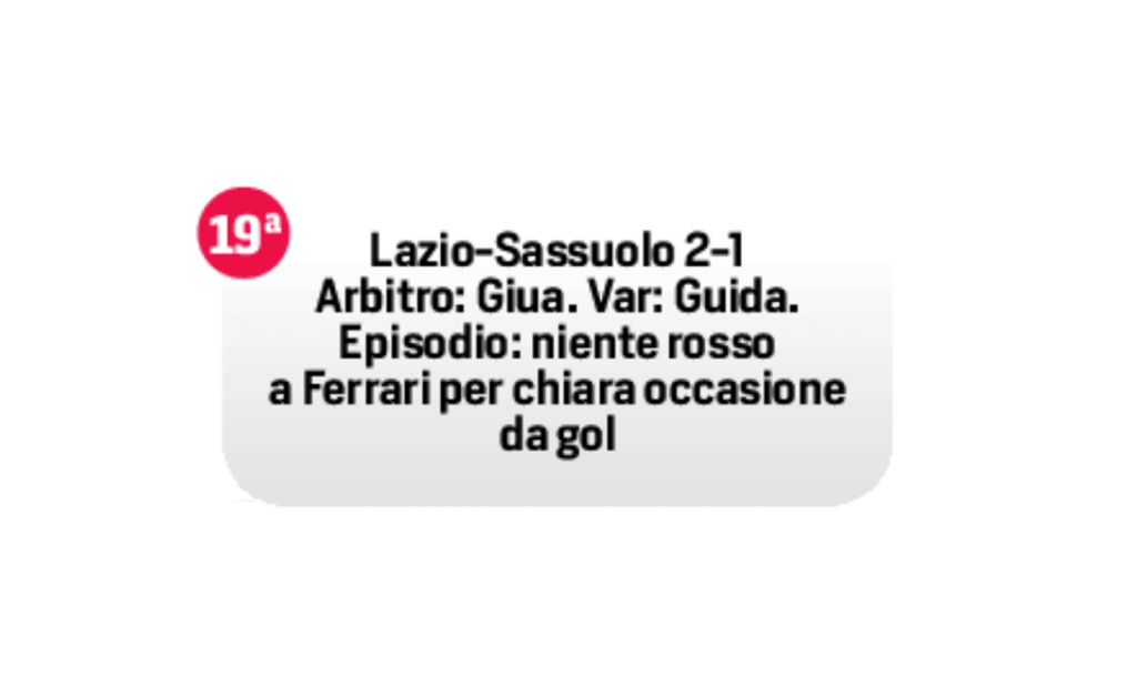 Lazio-Sassuolo
