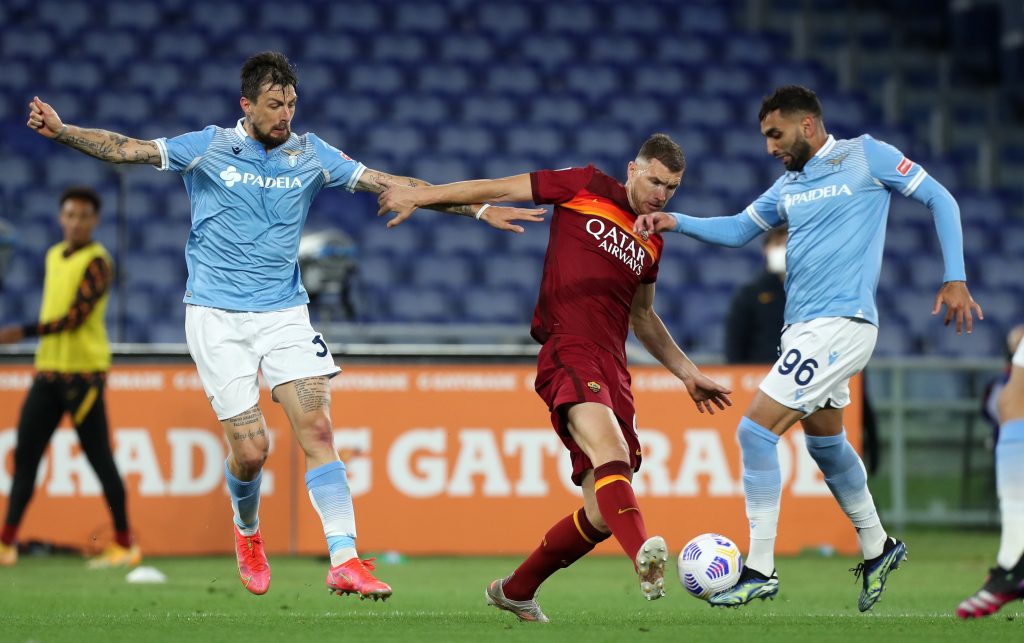 Acerbi e Fares durante il derby