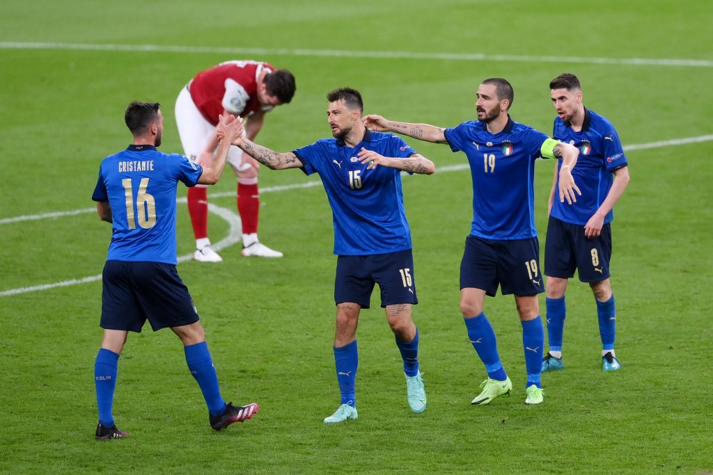 Cristante, Acerbi, Bonucci, Jorginho