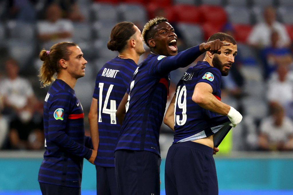 Griezmann, Rabiot, Pogba e Benzema