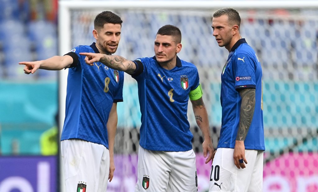 Verratti, Jorginho e Bernardeschi