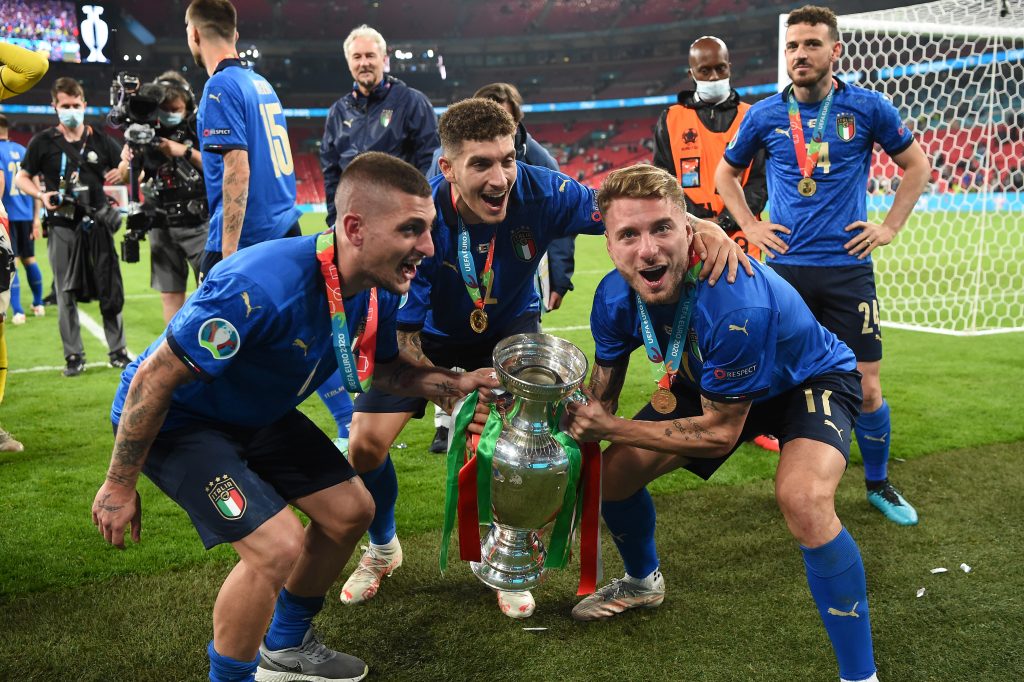 Ciro Immobile, Marco Verratti e Giovanni Di Lorenzo