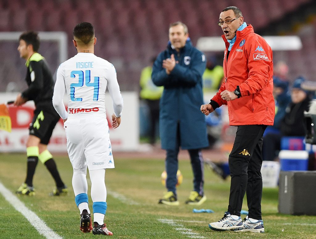 Insigne e Sarri