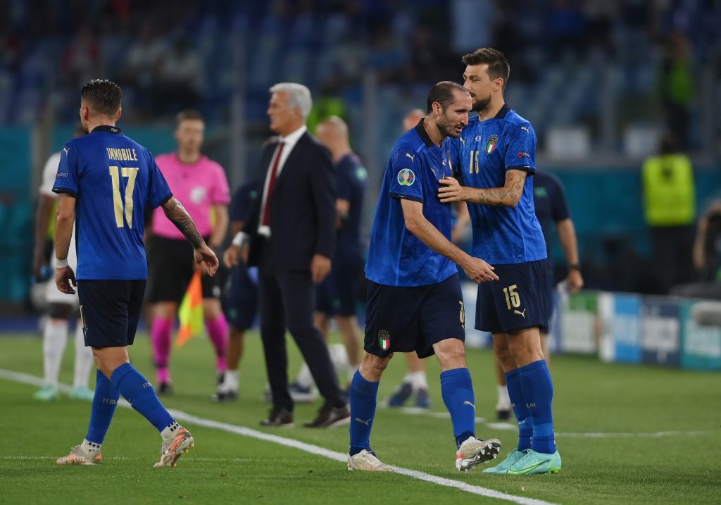 Chiellini e Acerbi in Nazionale
