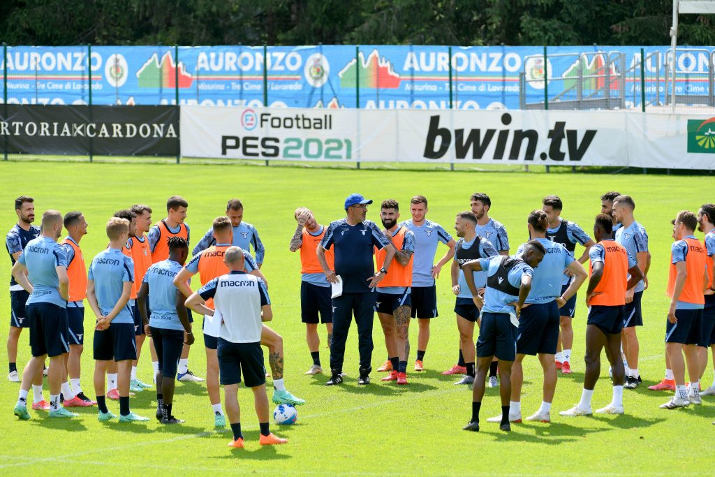 La Lazio in ritiro